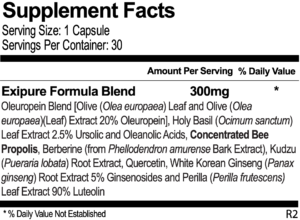 Exipure-Nutrition-facts-label