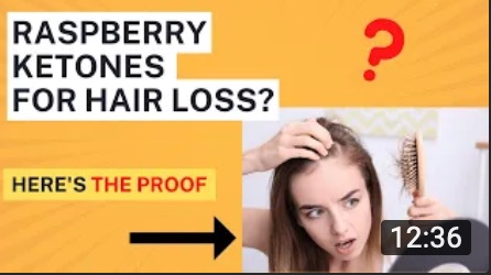 Raspberry ketones for hair growth