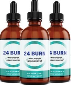 3 bottles 24 Burn weight loss drops